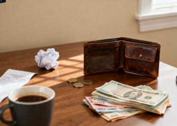 money on the table